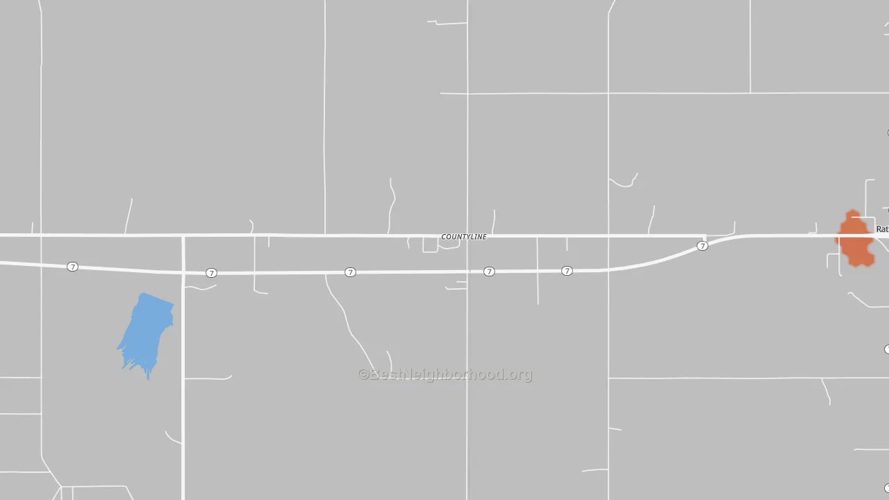 Bike Grade map of 73425, OK
