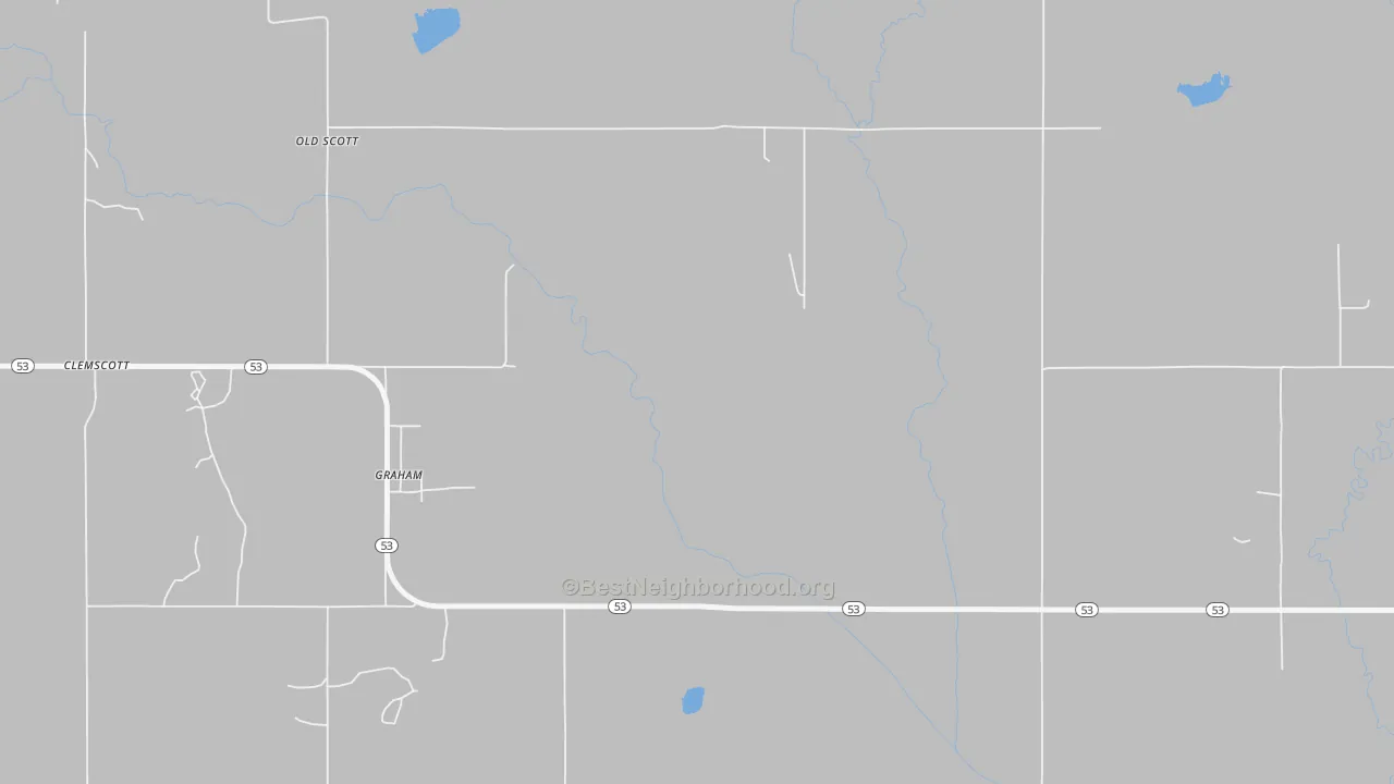 Bike Grade map of 73437, OK