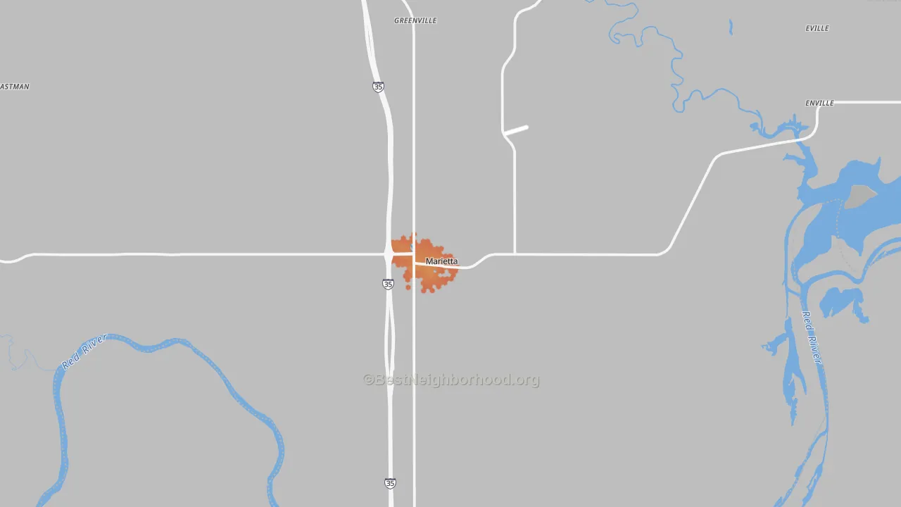 Bike Grade map of 73448, OK
