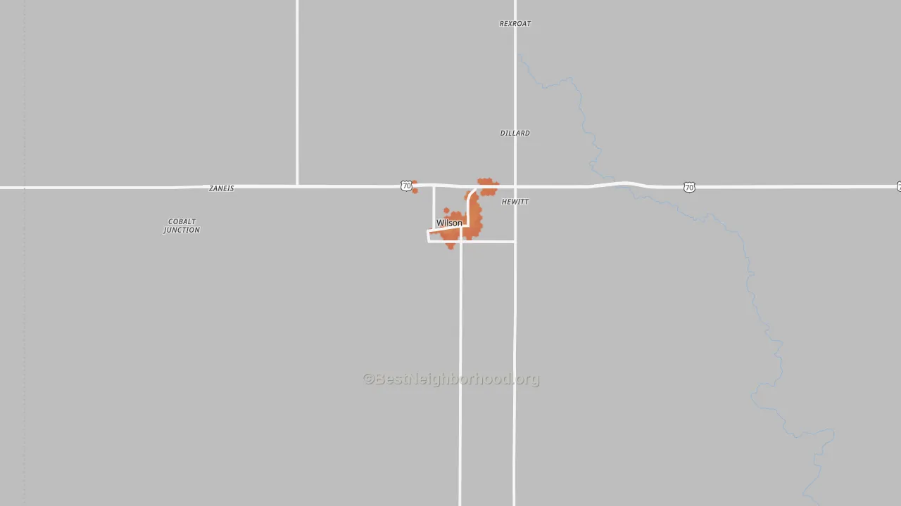 Bike Grade map of 73463, OK