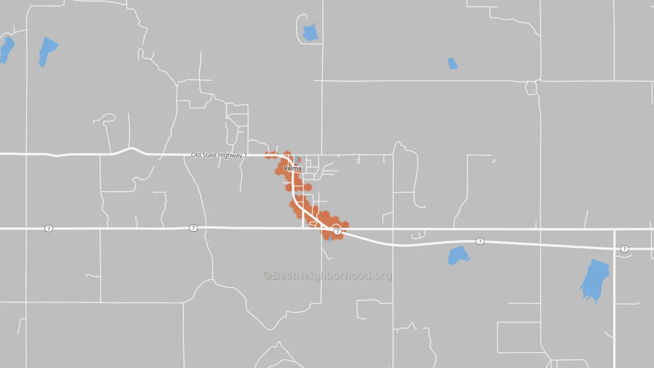 Bike Grade map of 73491, OK