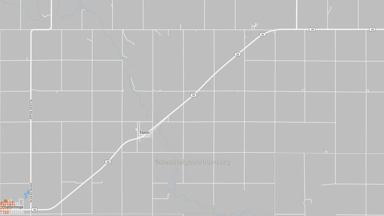 Bike Grade map of 73540, OK