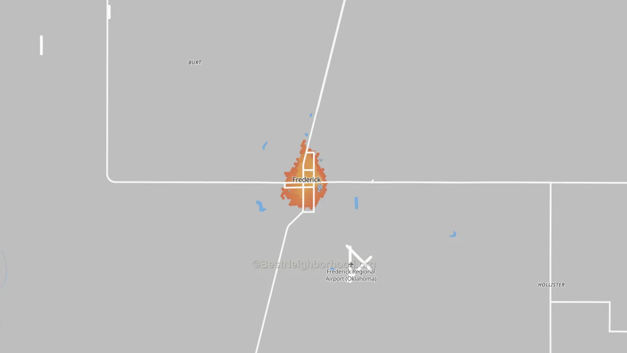 Bike Grade map of 73542, OK