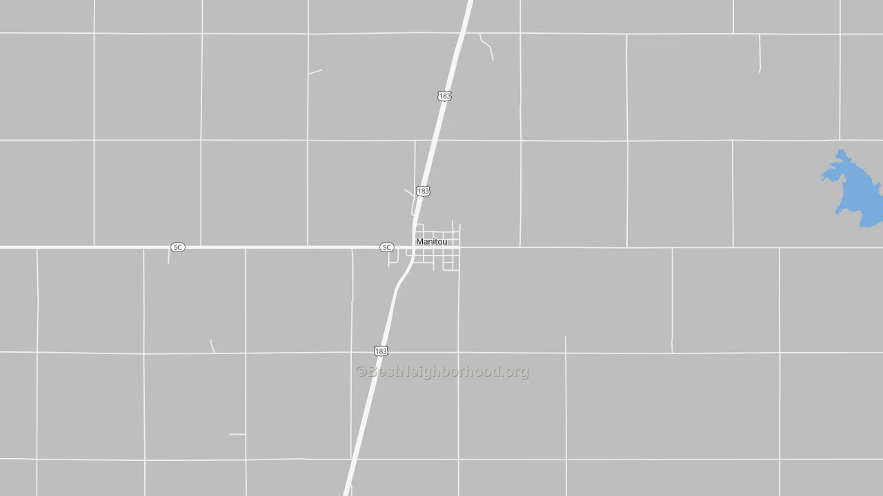Bike Grade map of 73555, OK