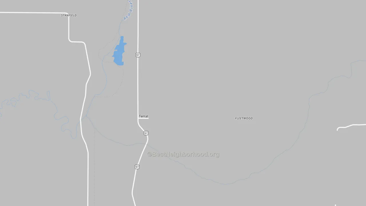 Bike Grade map of 73569, OK