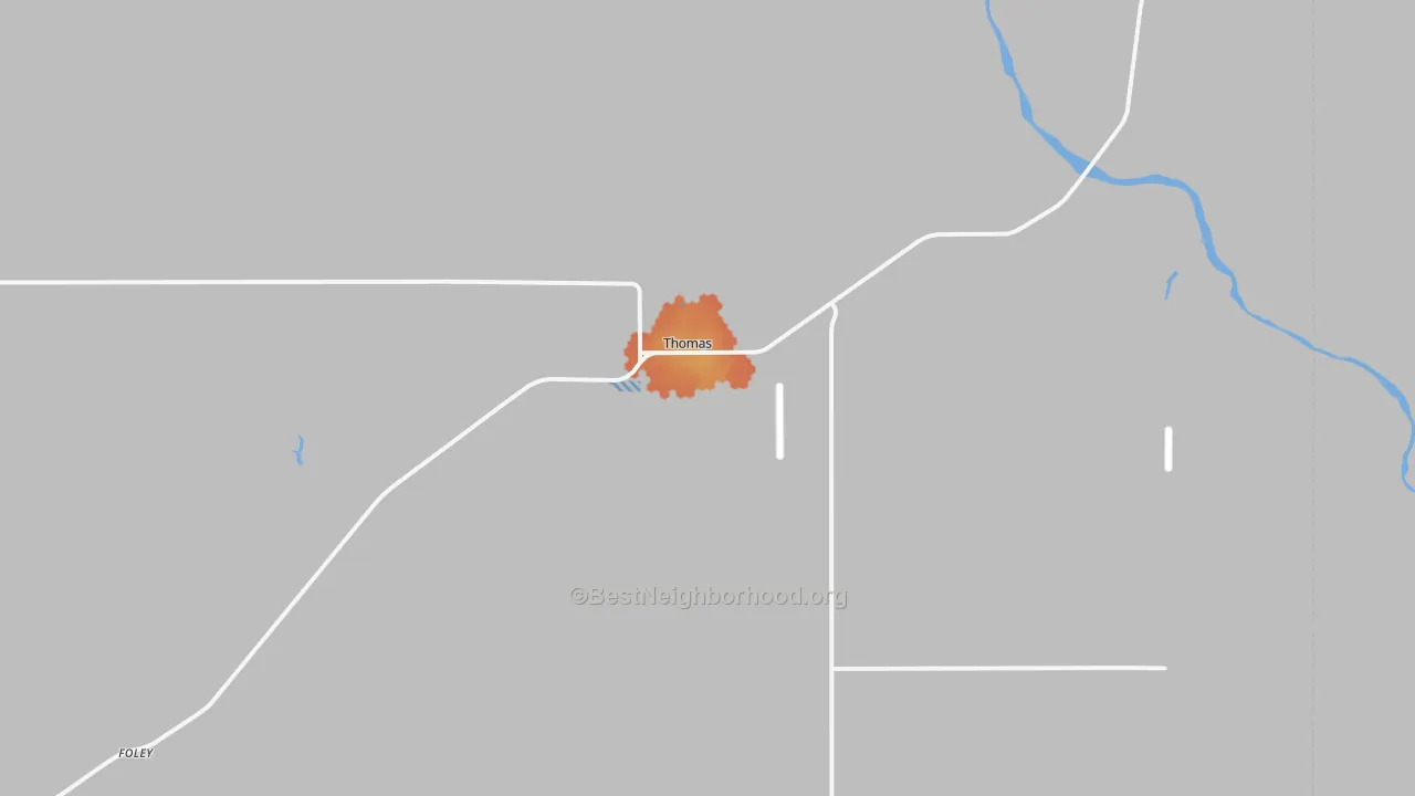 Bike Grade map of 73669, OK
