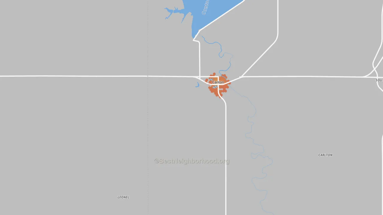 Bike Grade map of 73724, OK