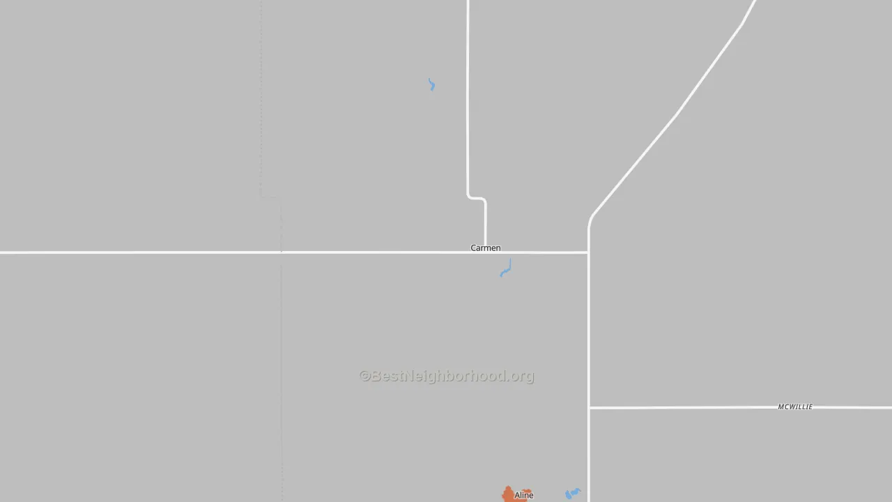 Bike Grade map of 73726, OK
