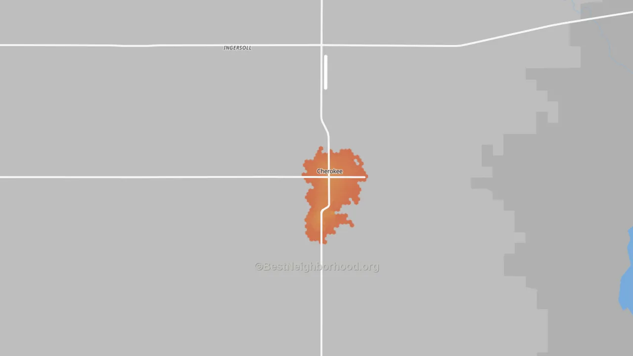 Bike Grade map of 73728, OK