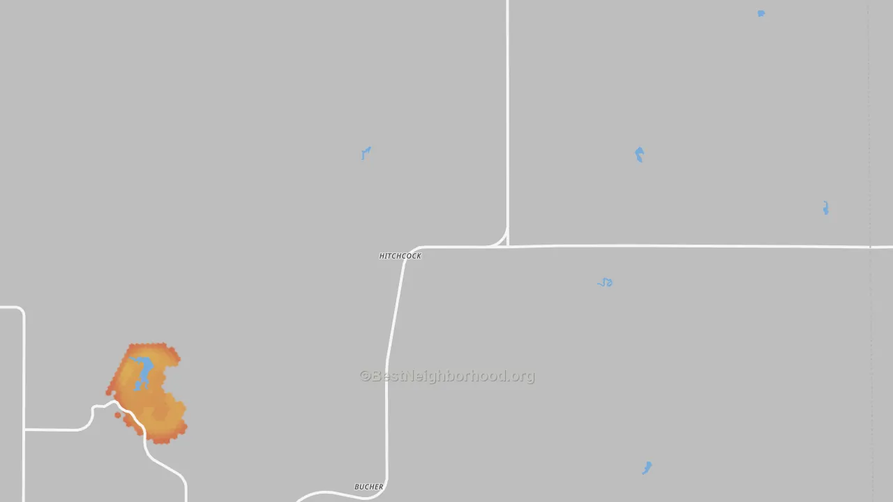 Bike Grade map of 73744, OK