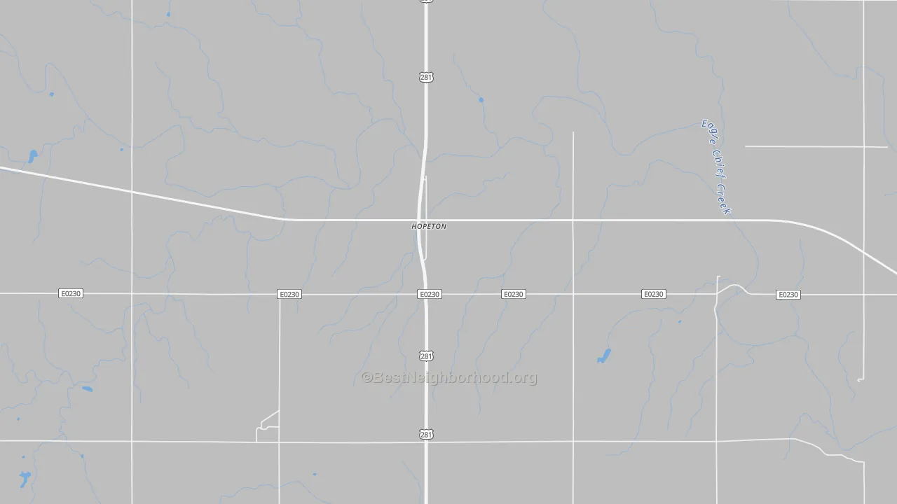 Bike Grade map of 73746, OK