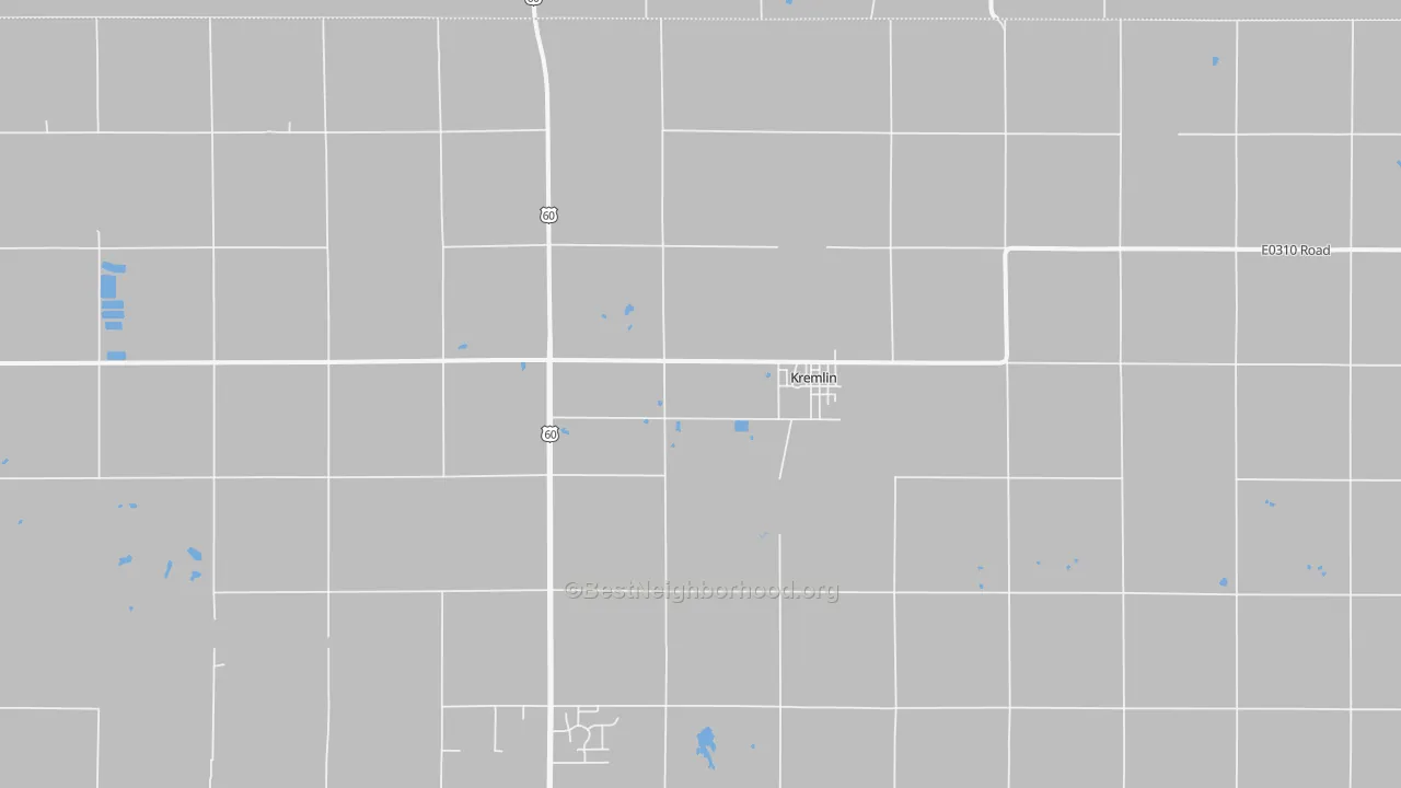 Bike Grade map of 73753, OK