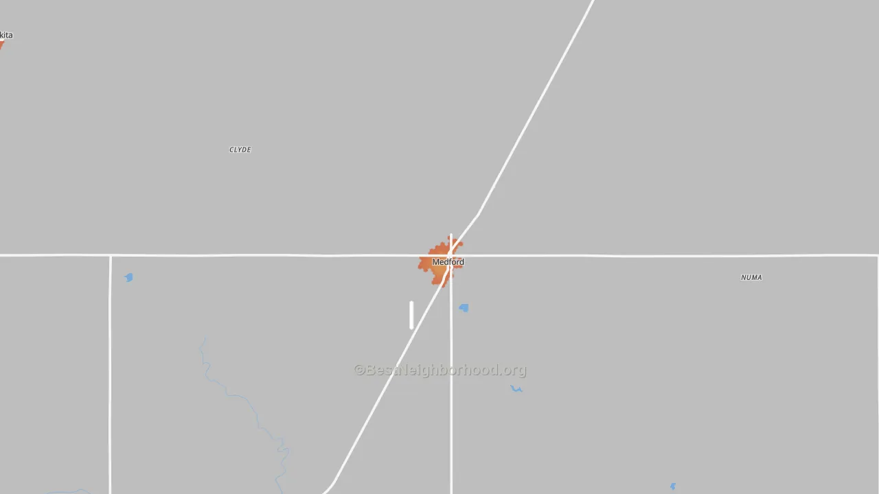 Bike Grade map of 73759, OK