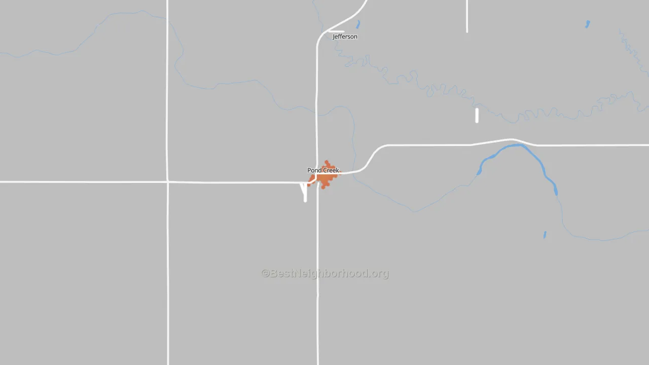 Bike Grade map of 73766, OK