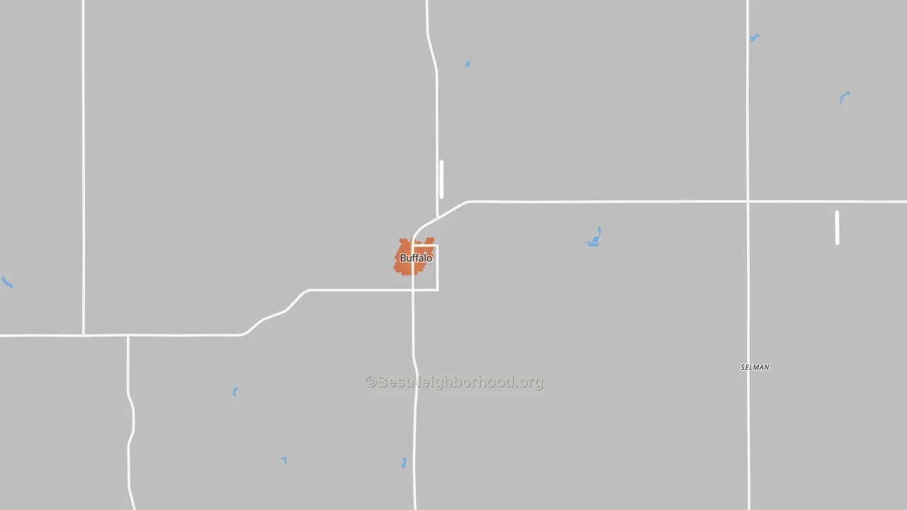 Bike Grade map of 73834, OK