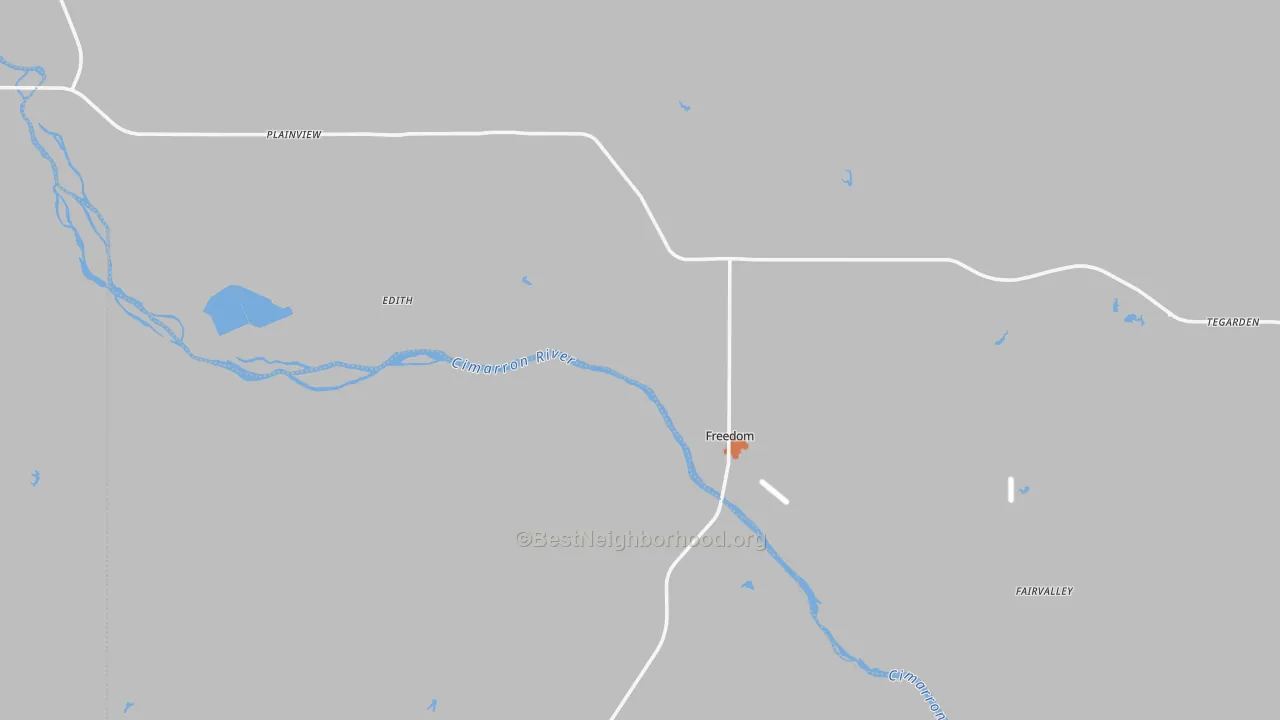 Bike Grade map of 73842, OK