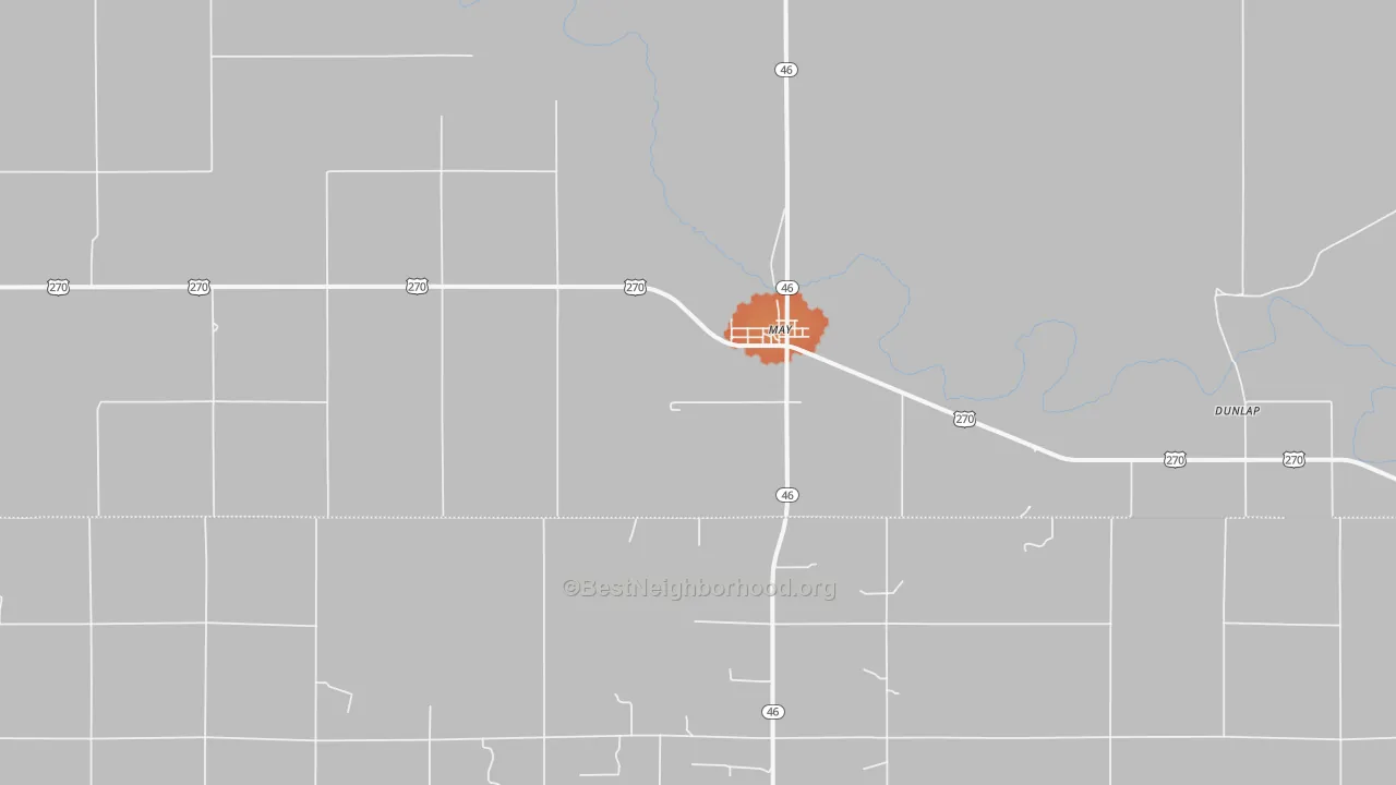 Bike Grade map of 73851, OK