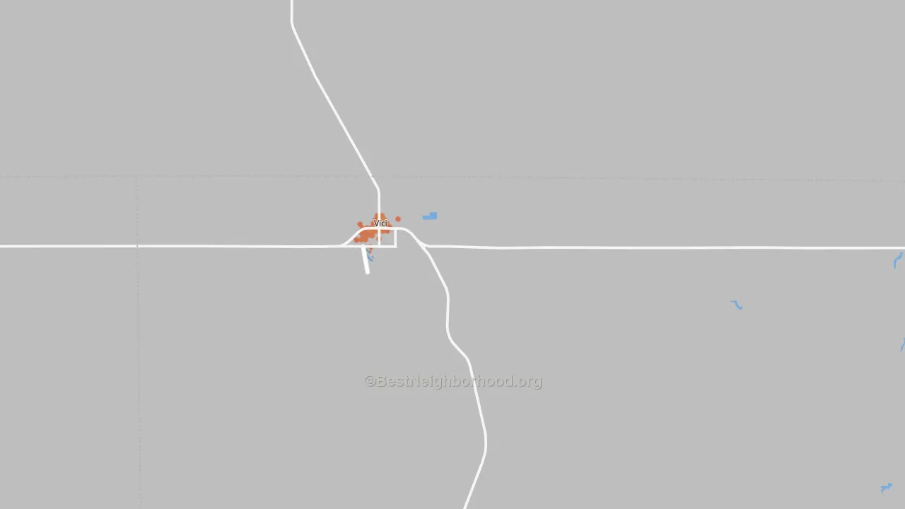 Bike Grade map of 73859, OK