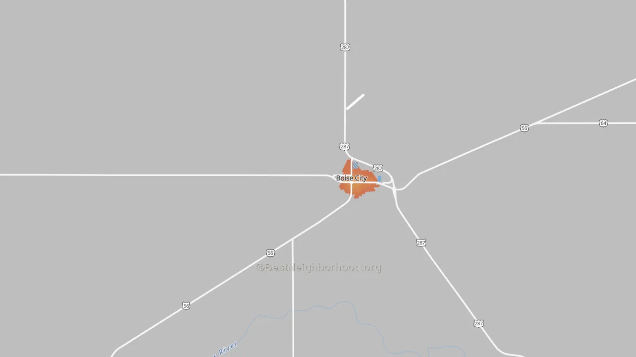 Bike Grade map of 73933, OK