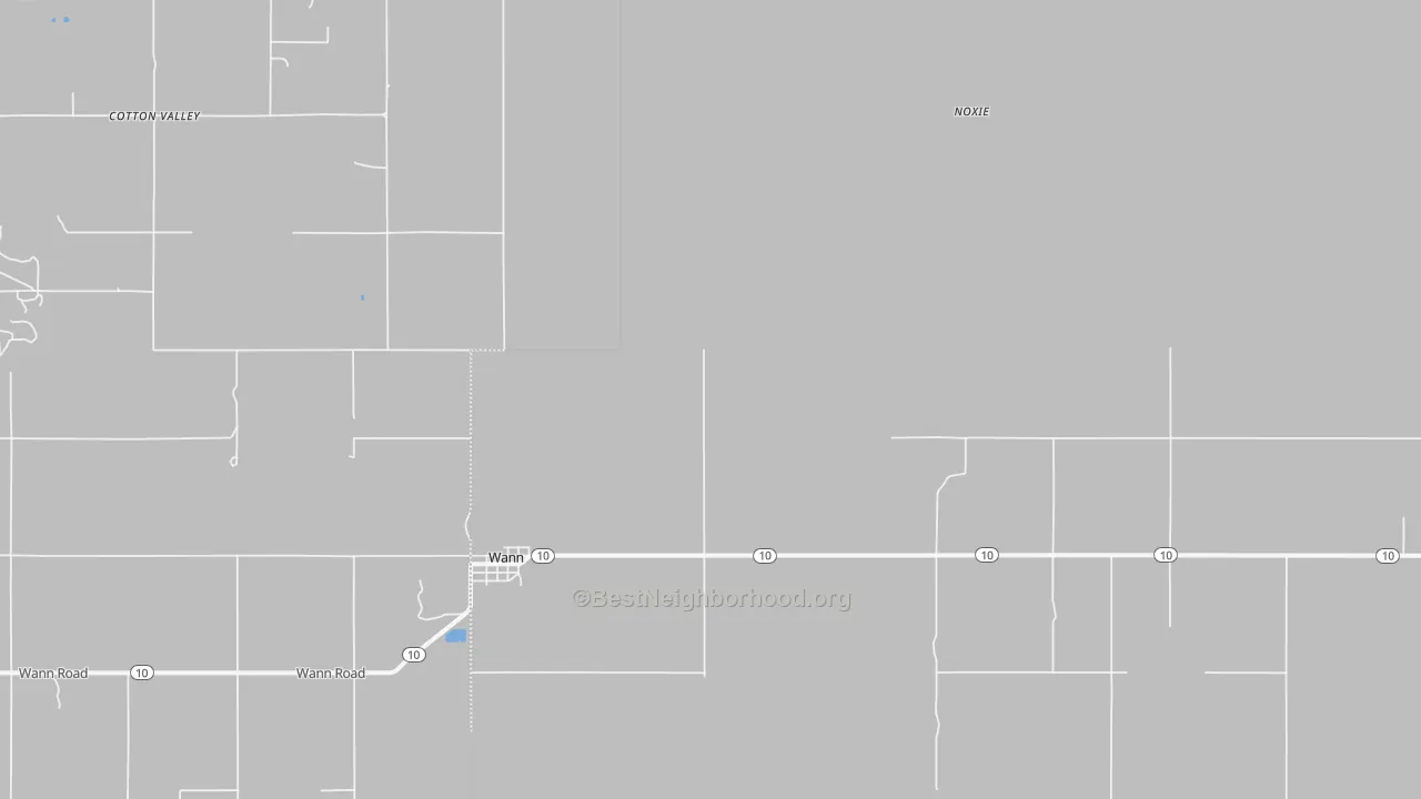 Bike Grade map of 74083, OK