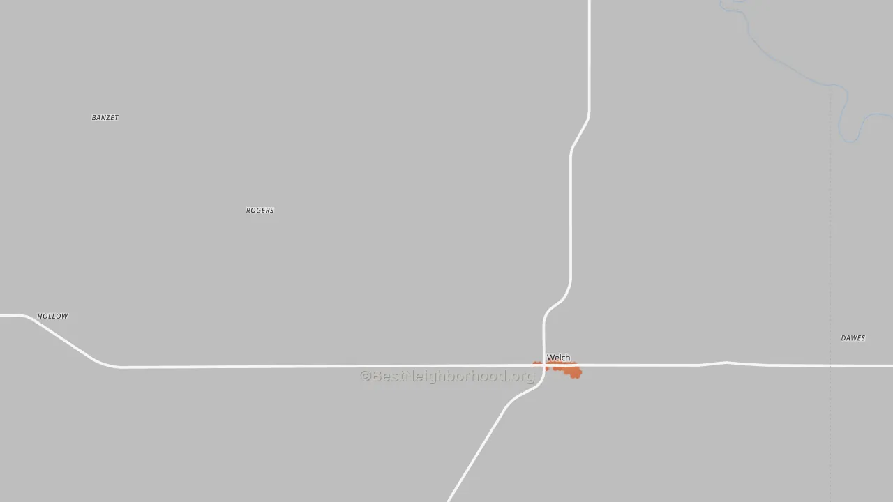 Bike Grade map of 74369, OK