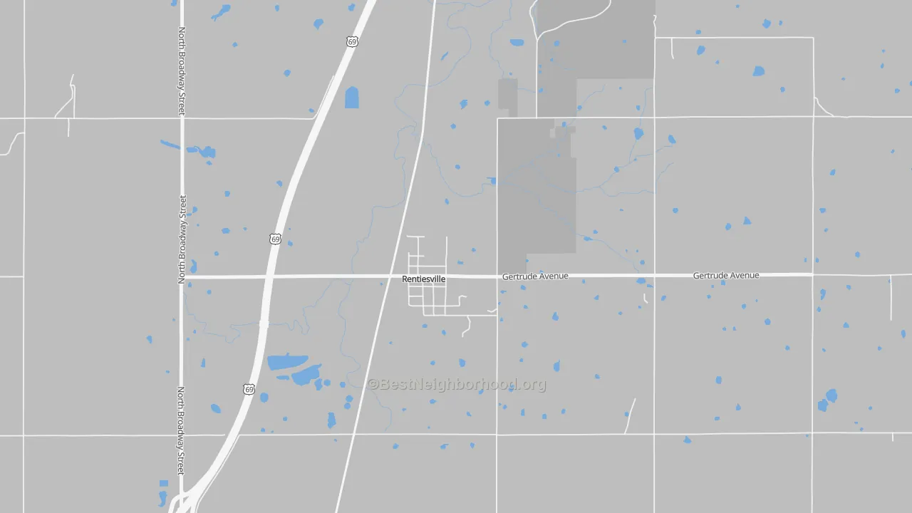 Bike Grade map of 74459, OK
