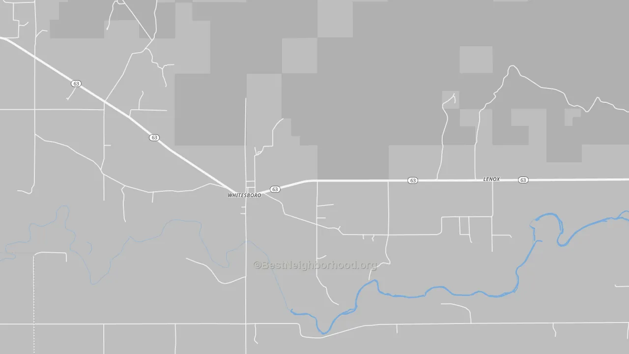 Bike Grade map of 74577, OK