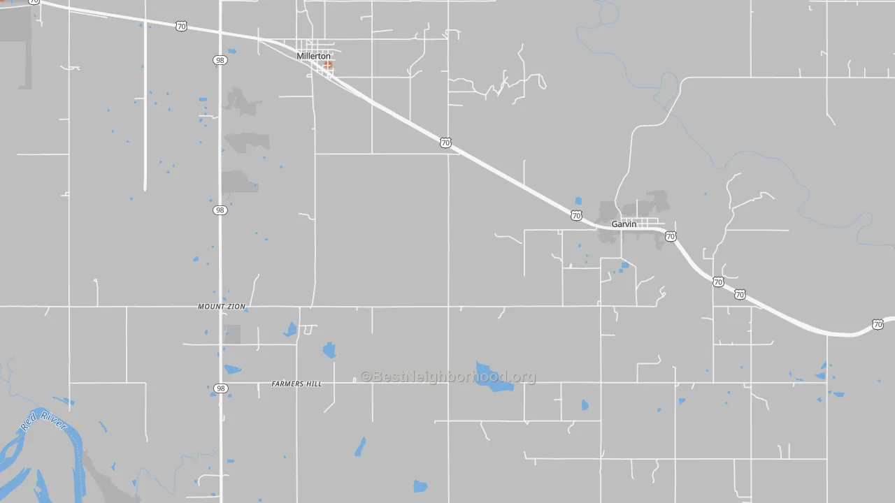 Bike Grade map of 74736, OK