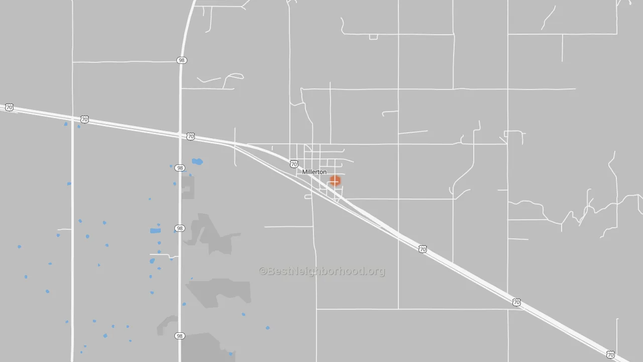 Bike Grade map of 74750, OK