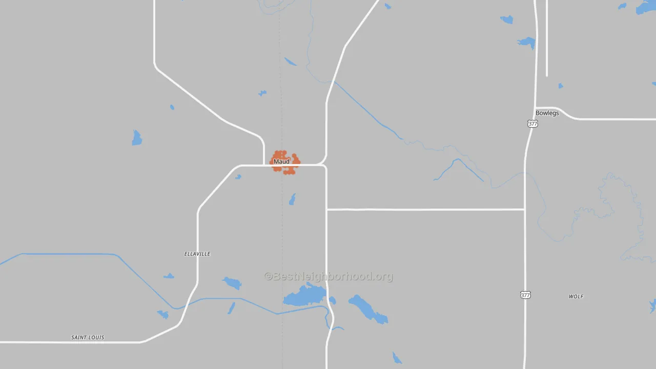 Bike Grade map of 74854, OK
