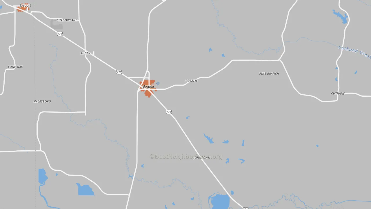 Bike Grade map of 75417, TX