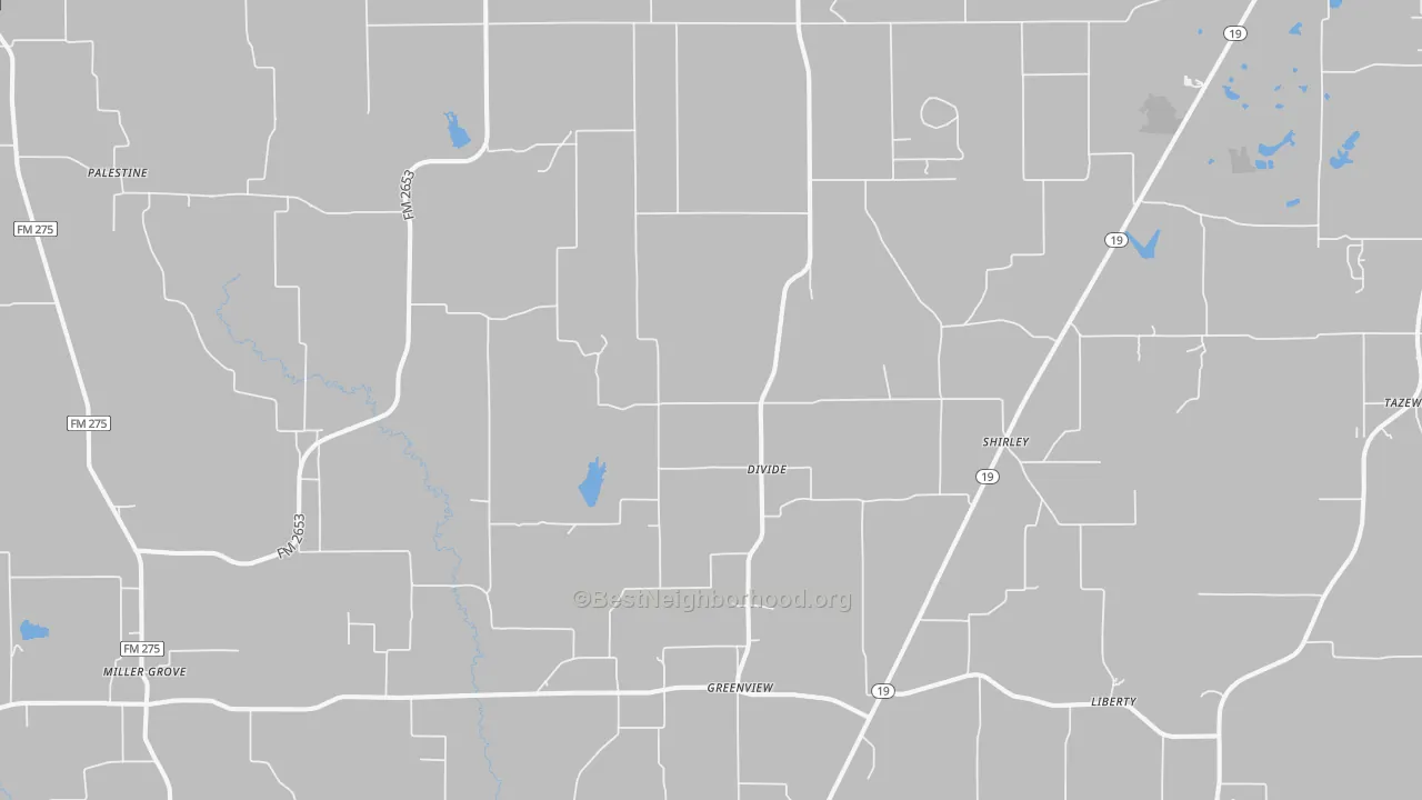 Bike Grade map of 75420, TX