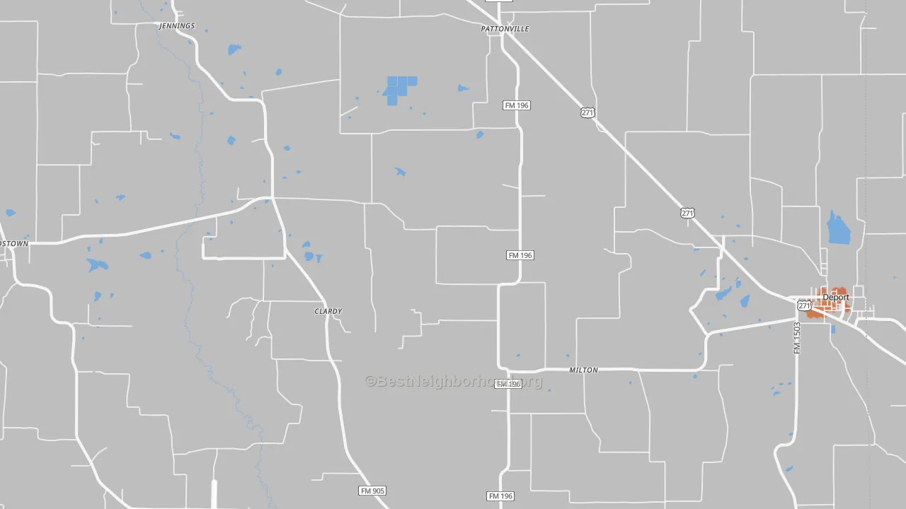 Bike Grade map of 75468, TX