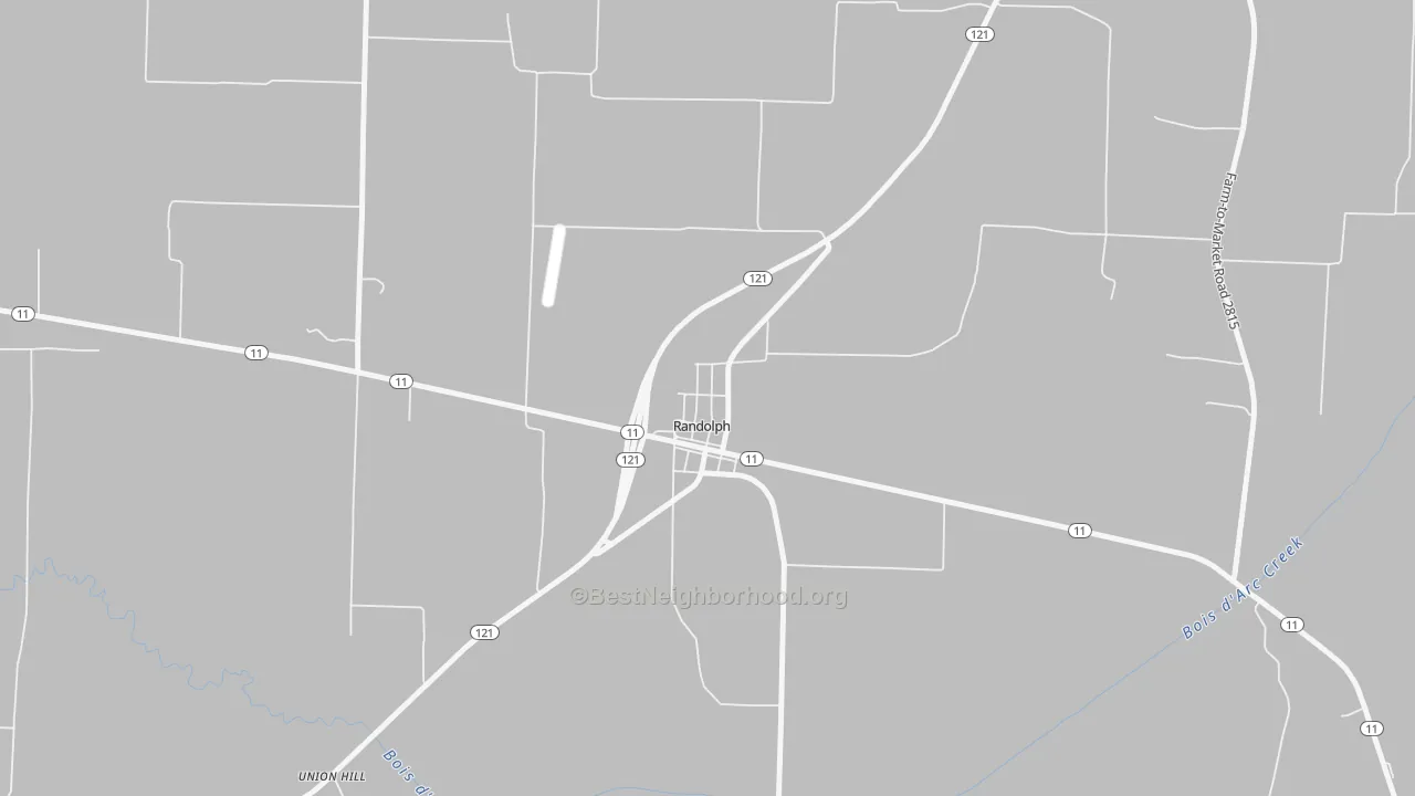 Bike Grade map of 75475, TX