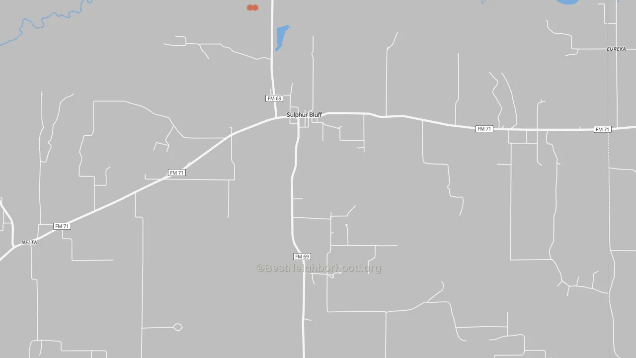 Bike Grade map of 75481, TX