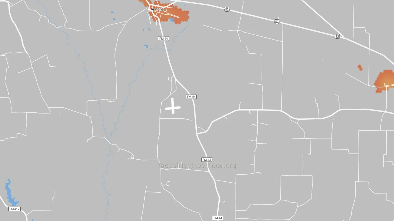 Bike Grade map of 75550, TX