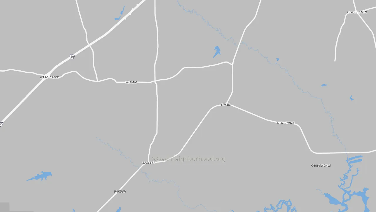 Bike Grade map of 75574, TX