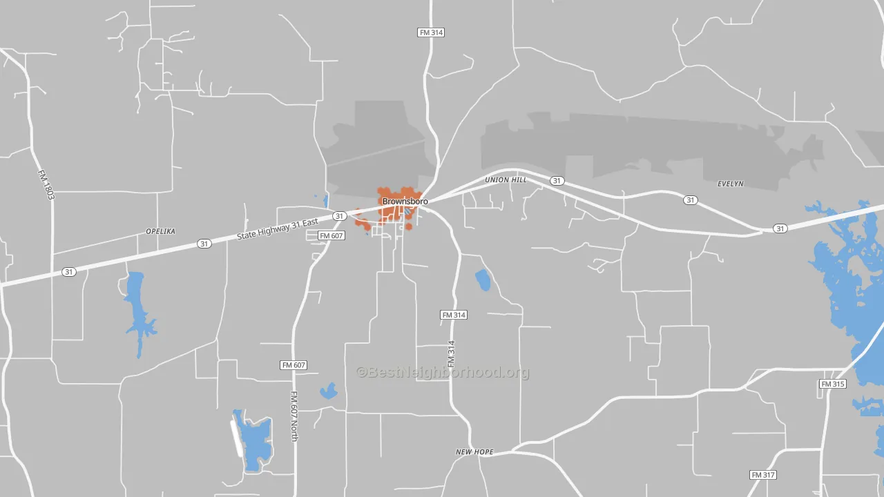 Bike Grade map of 75756, TX