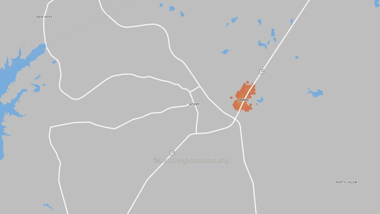 Bike Grade map of 75846, TX