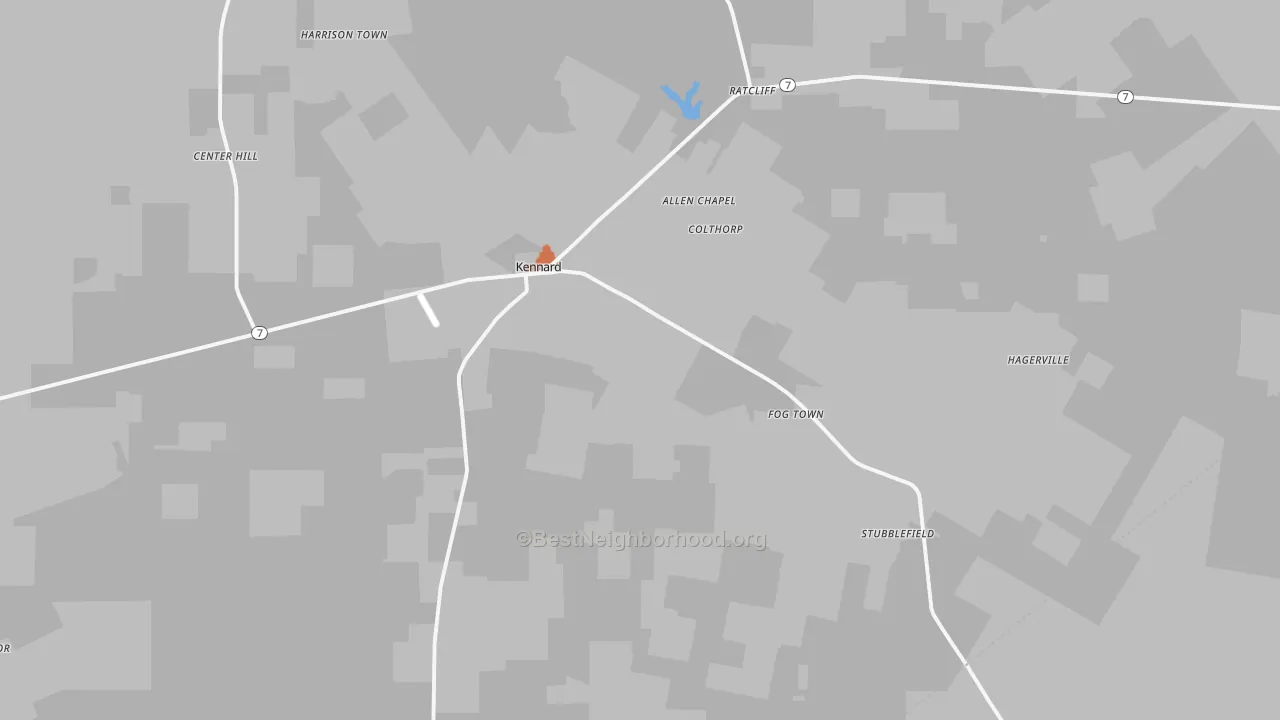 Bike Grade map of 75847, TX