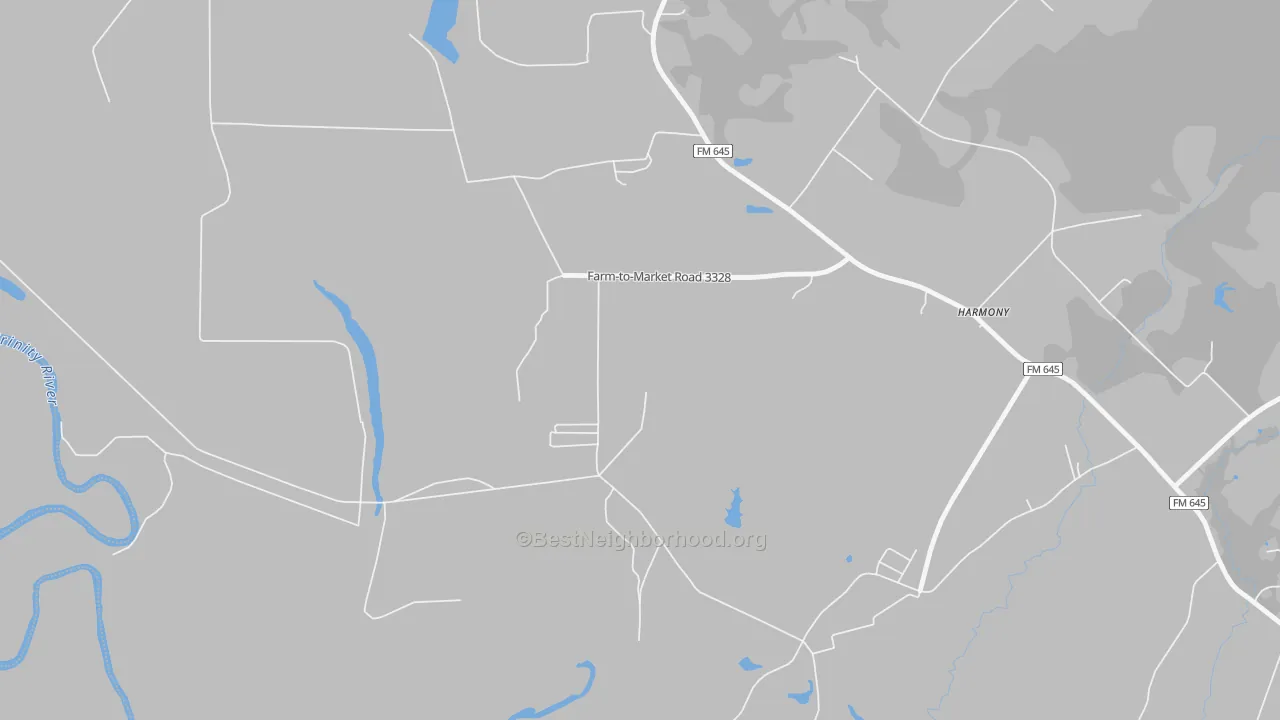 Bike Grade map of 75880, TX