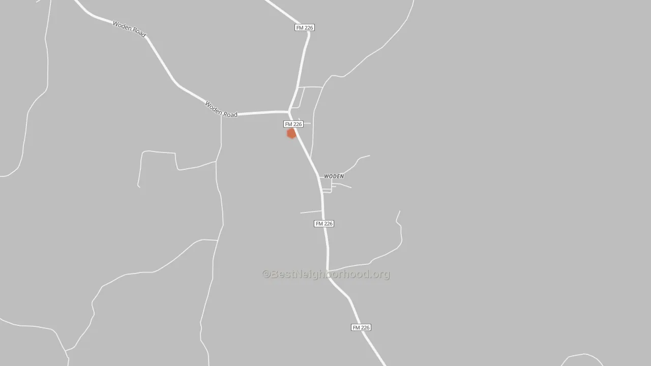 Bike Grade map of 75978, TX