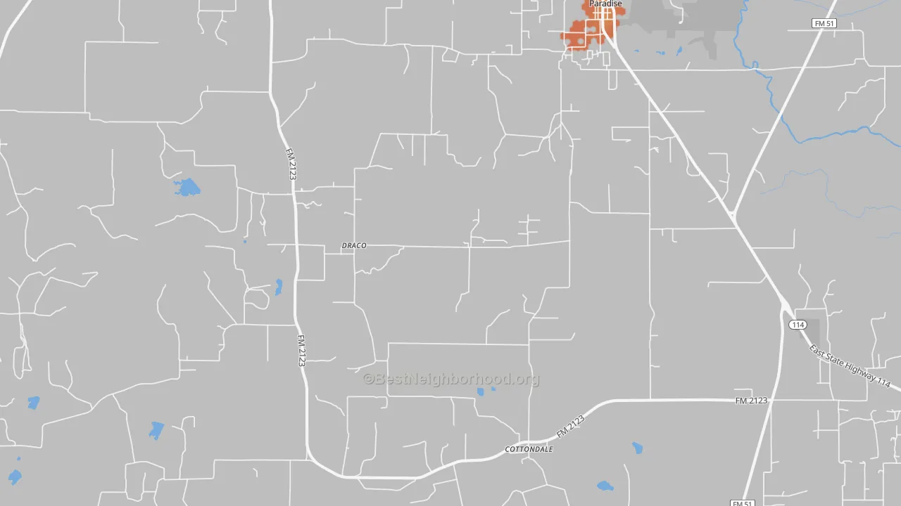 Bike Grade map of 76073, TX