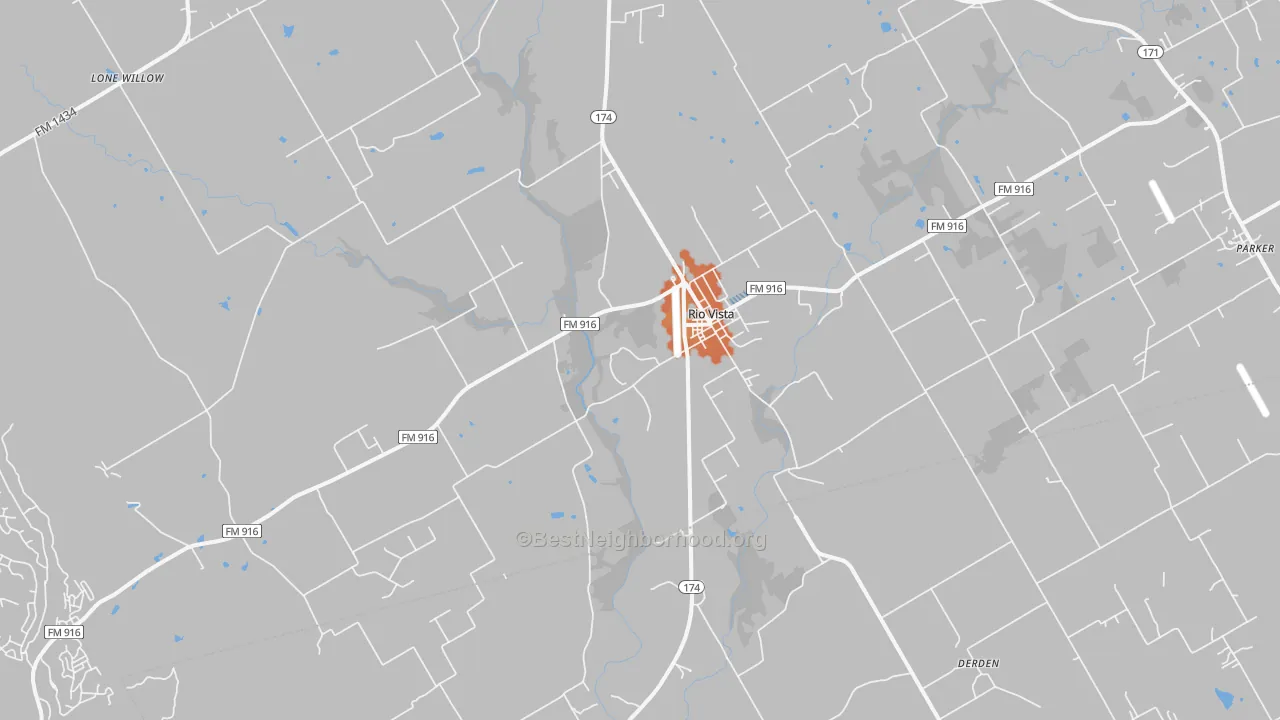 Bike Grade map of 76093, TX