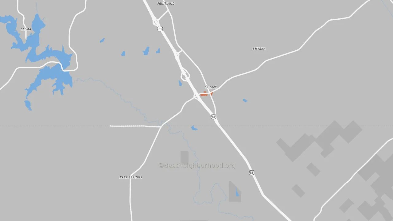 Bike Grade map of 76270, TX