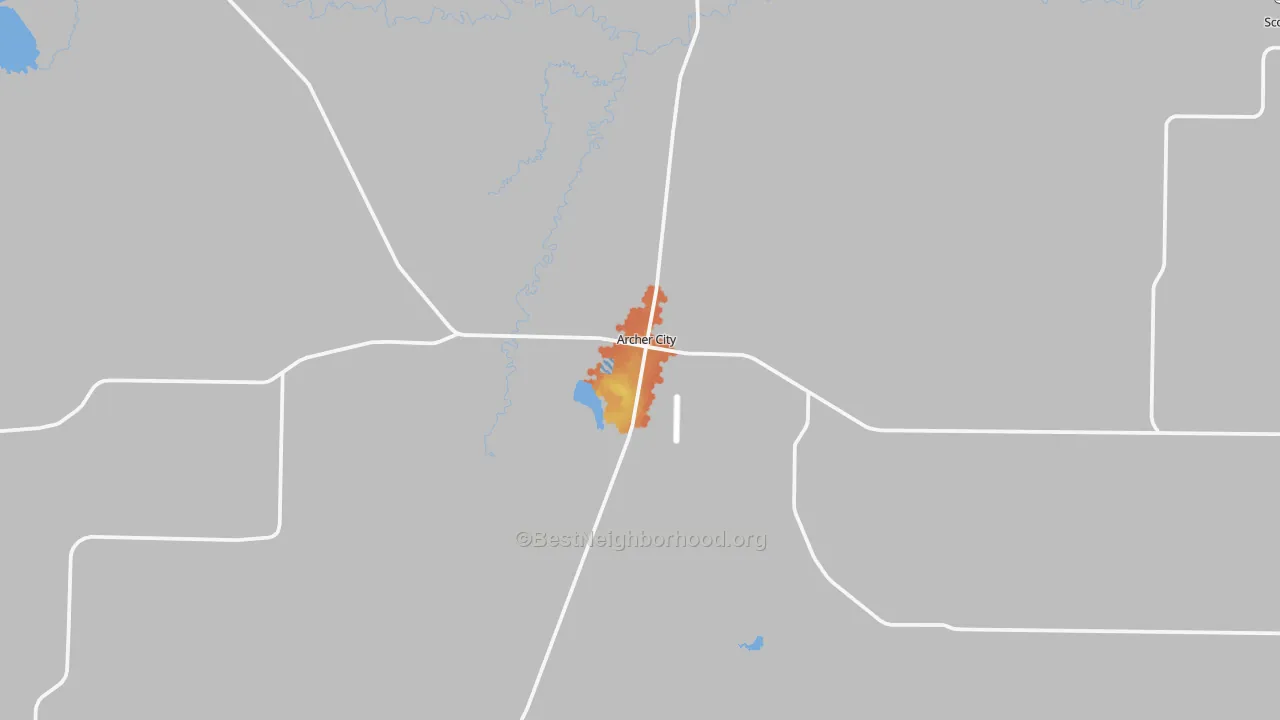 Bike Grade map of 76351, TX