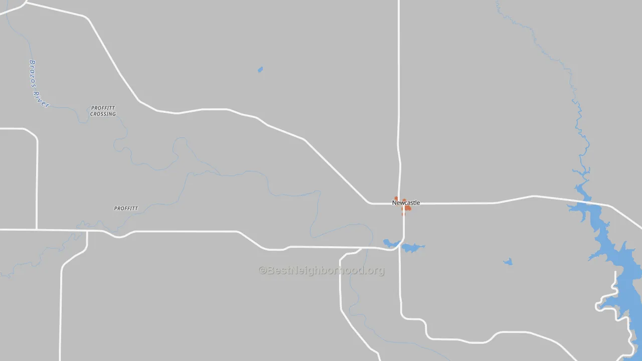 Bike Grade map of 76372, TX