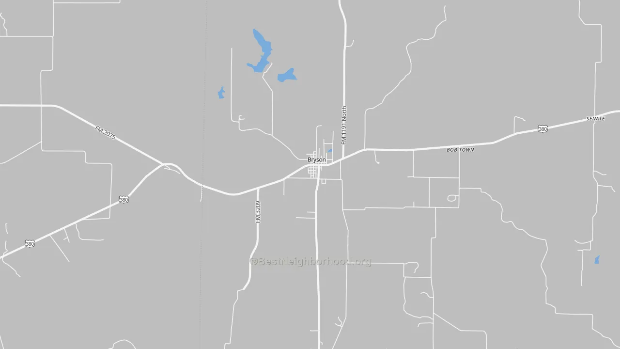Bike Grade map of 76427, TX