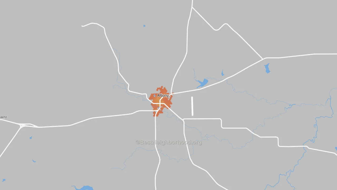 Bike Grade map of 76430, TX