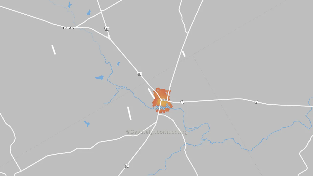 Bike Grade map of 76457, TX